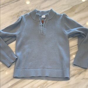 Edgehill Collection Light Blue Half-Zip Sweater. BOYS Size 7. WORN ONCE.